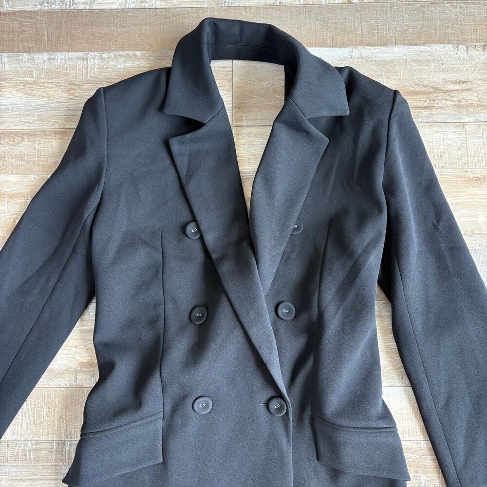 Misha Perle Black Blazer Dress Size M - Picture 4 of 8